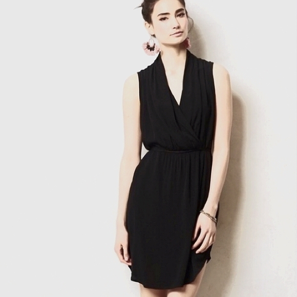 Anthropologie Maeve Libyan Shawl Tie Back Dress With Pockets Sz.XS - Picture 1 of 6